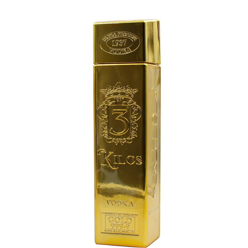 3 KILOS GOLD 999.9 Ultra Premium Vodka