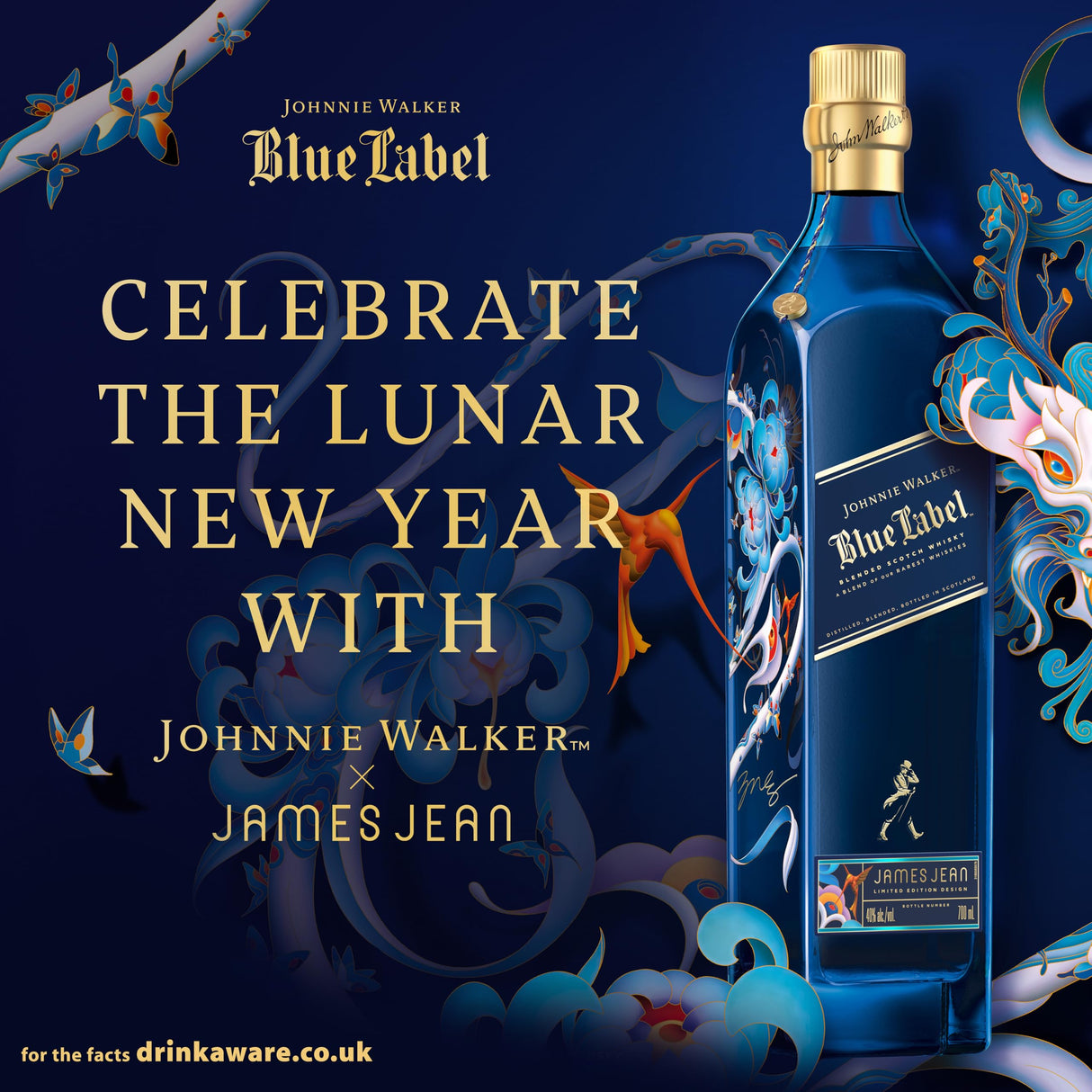 JOHNNIE WALKER BLUE LABEL YEAR OF THE WOOD DRAGON