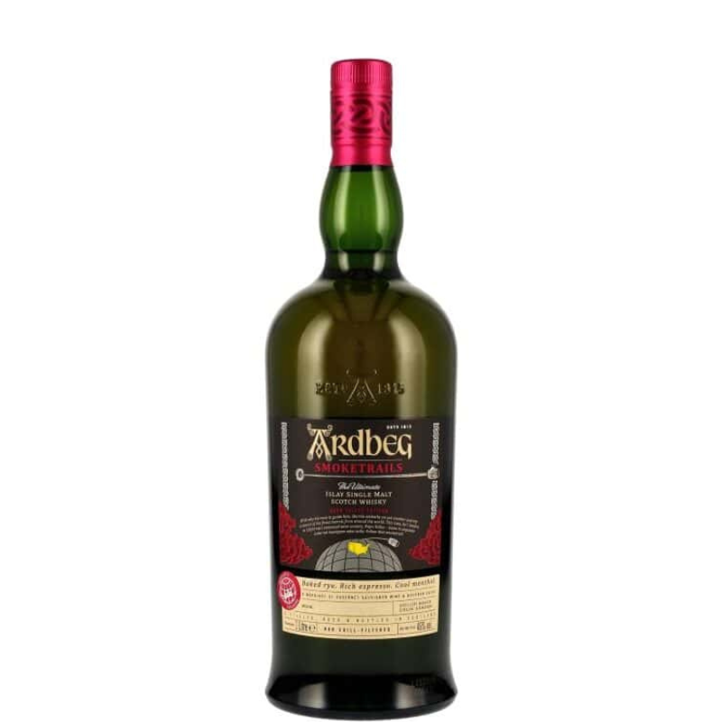 Botella de ARDBEG SMOKETRAILS NAPA VALLEY 1L.