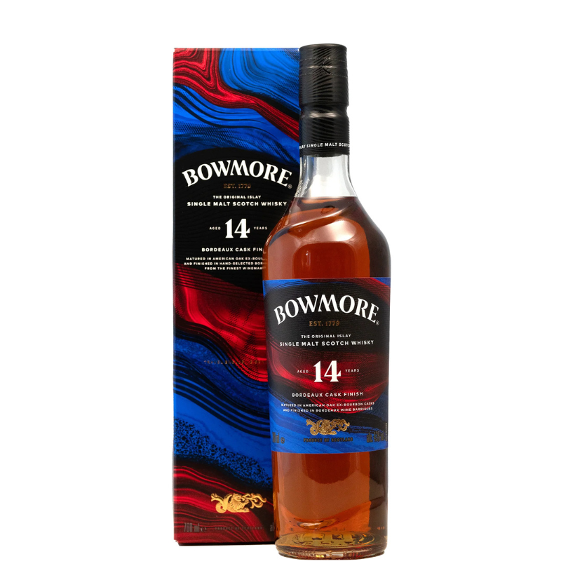 Botella de Bowmore 14 Años con estuche