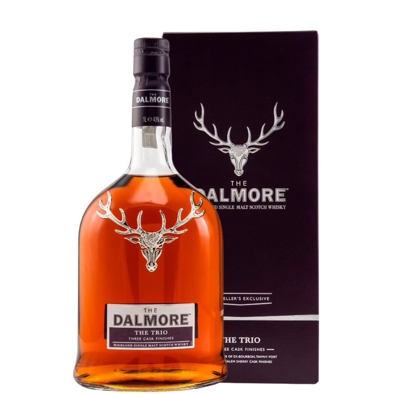 Botella de The Dalmore The Trio con estuche