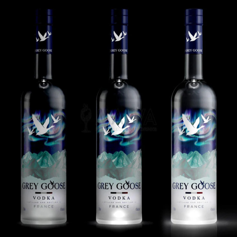 GREY GOOSE Aurora Edition con luz