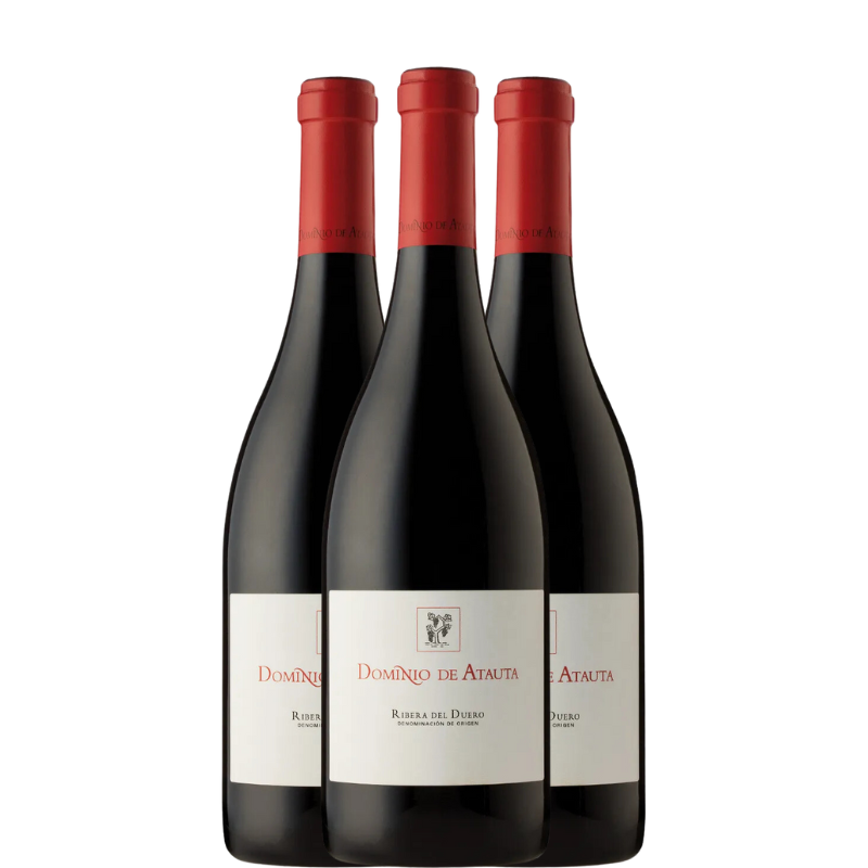 Tres botellas de Dominio de Atauta 2021