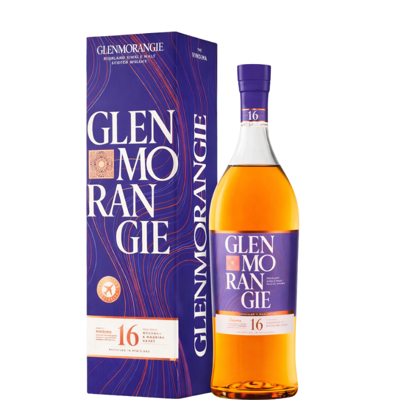 Botella de Glenmorangie 16 años The Vindima 1 Litro con estuche