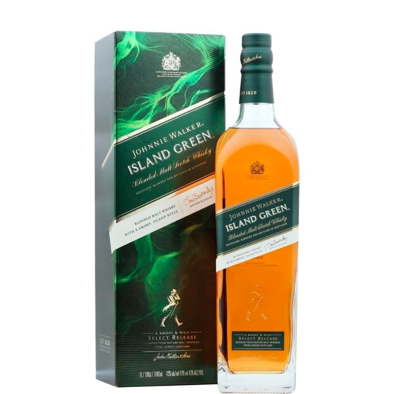 JOHNNIE WALKER ISLAND GREEN 1L.