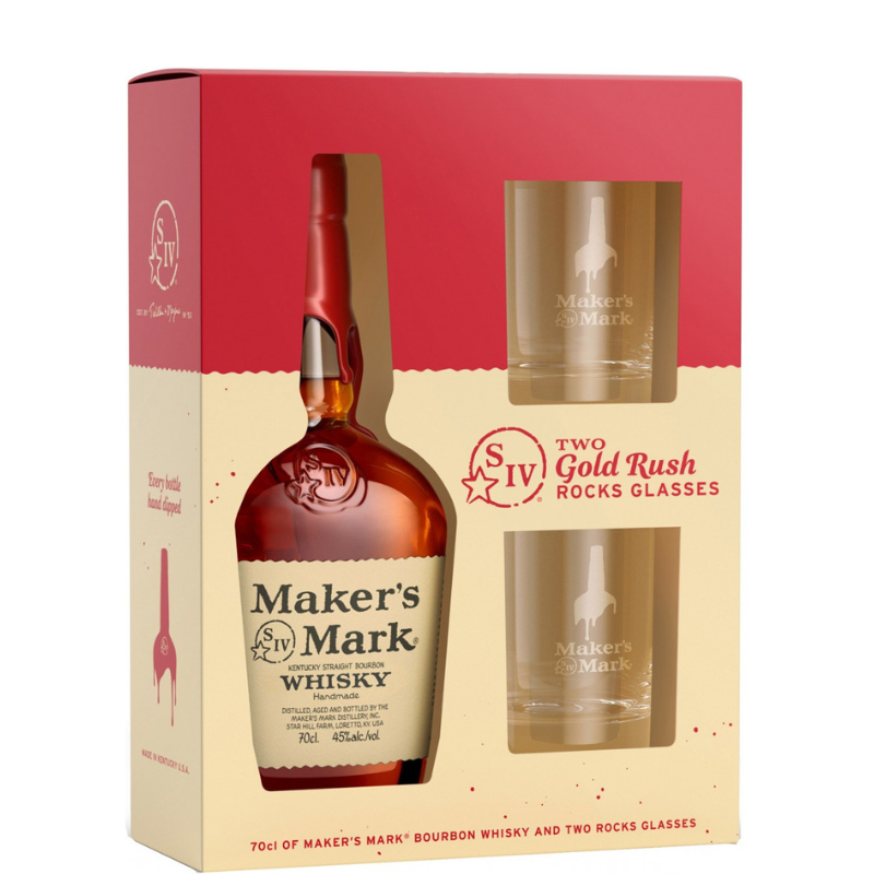 MAKER´S MARK + 2 vasos