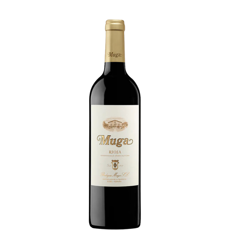 Botella de vino Muga Crianza 2022