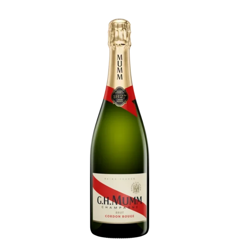 Botella de G.H. Mumm Cordon Rouge