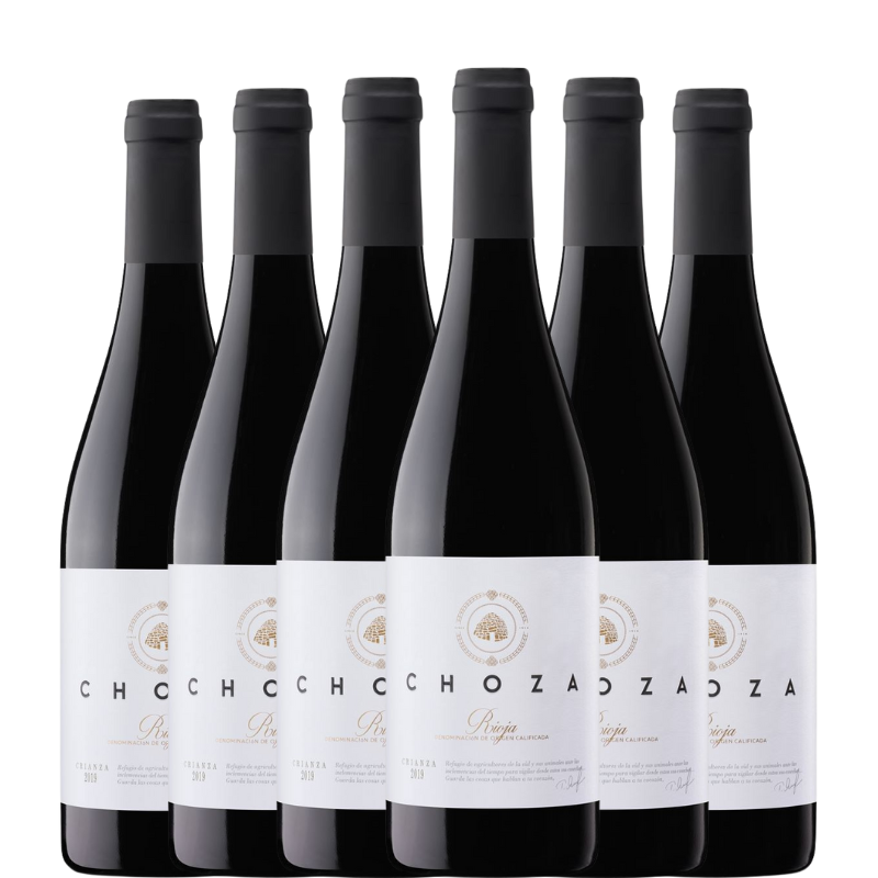 6 botellas de Choza Crianza 2022