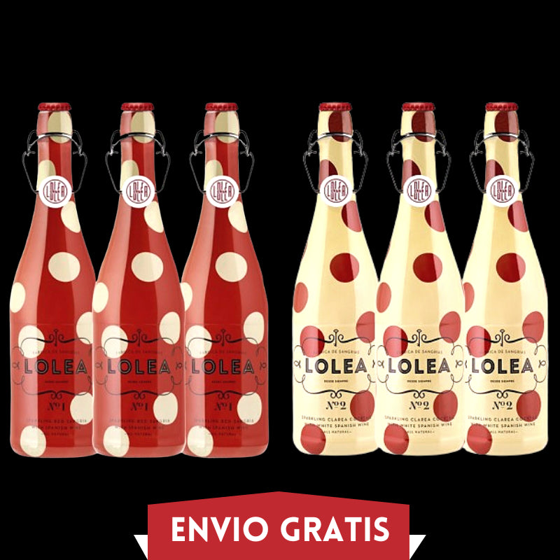 LOLEA Nº1 + LOLEA Nº2 Pack 6 bottles