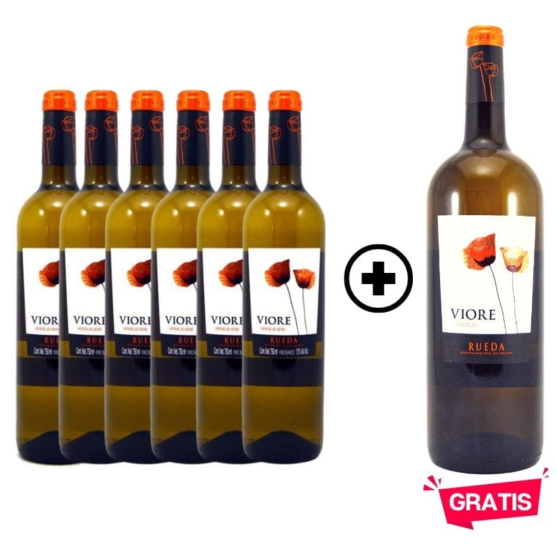 VIORE Verdejo 6 botellas +  Viore Verdejo Magnum