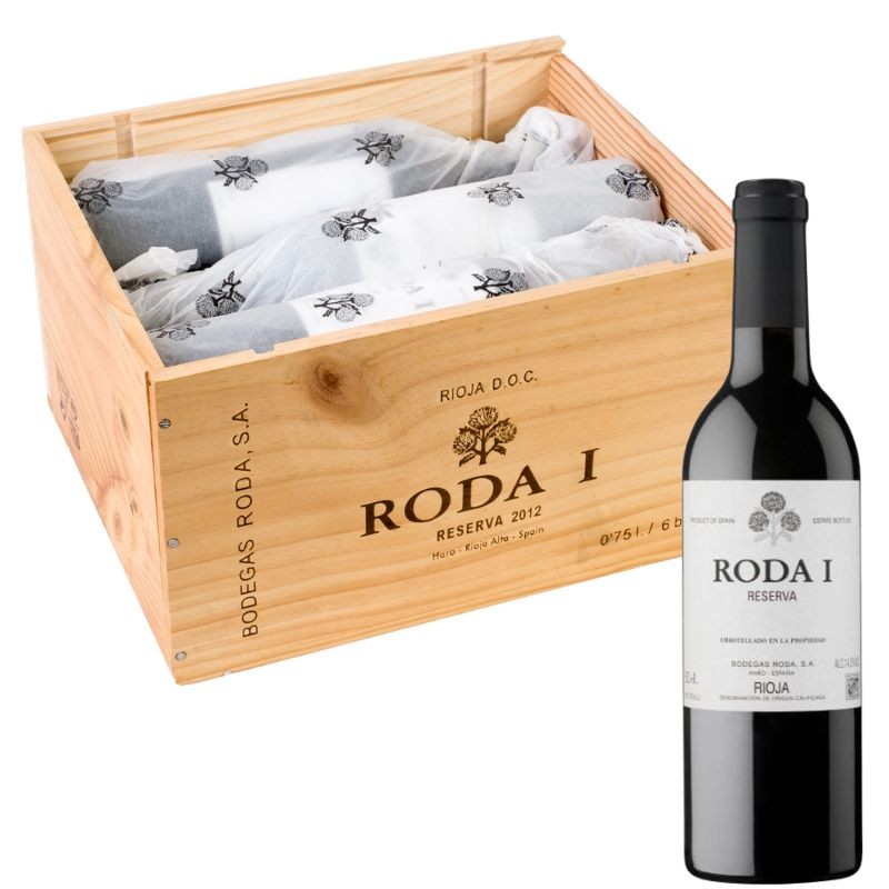 6 RODA I RESERVA 2017 con caja madera