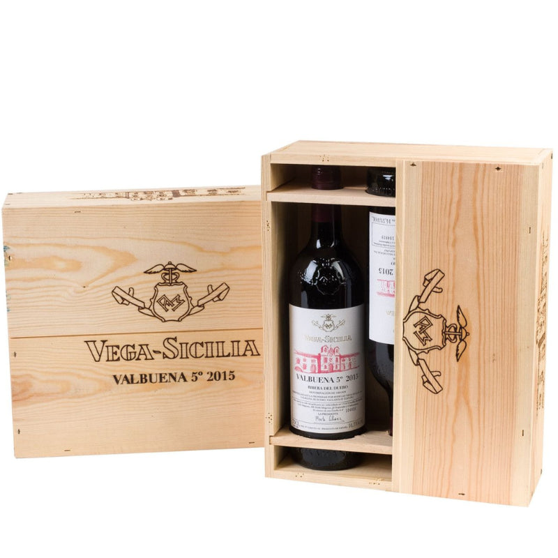 VEGA SICILIA VALBUENA 5TH YEAR 2018 Wooden case 3 bottles