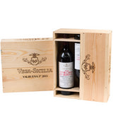 VEGA SICILIA VALBUENA 5º AÑO 2018 Estuche madera 3 botellas