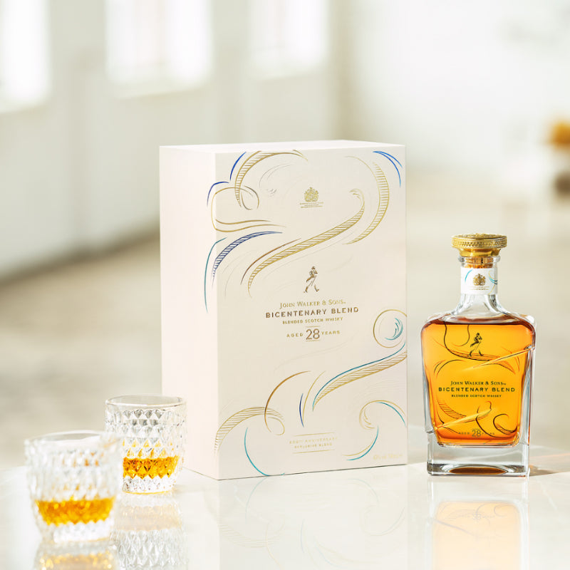 JOHNNIE WALKER BICENTENARY BLEND 28 YEARS