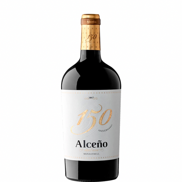 Botella de vino Alceño 150 Aniversario
