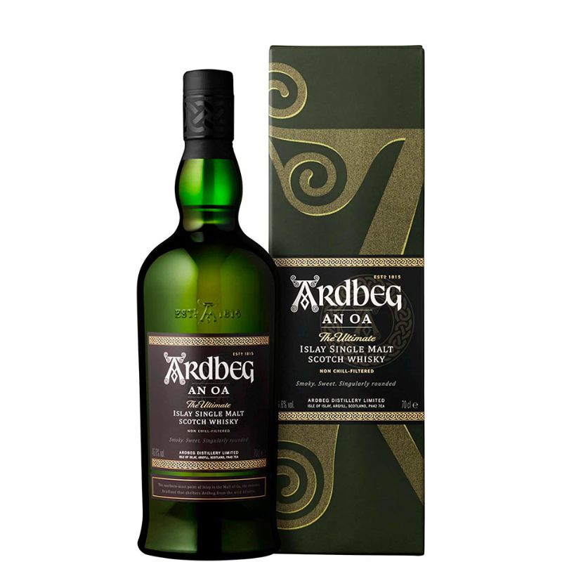 Botella de Ardbeg An Oa 1L. con estuche