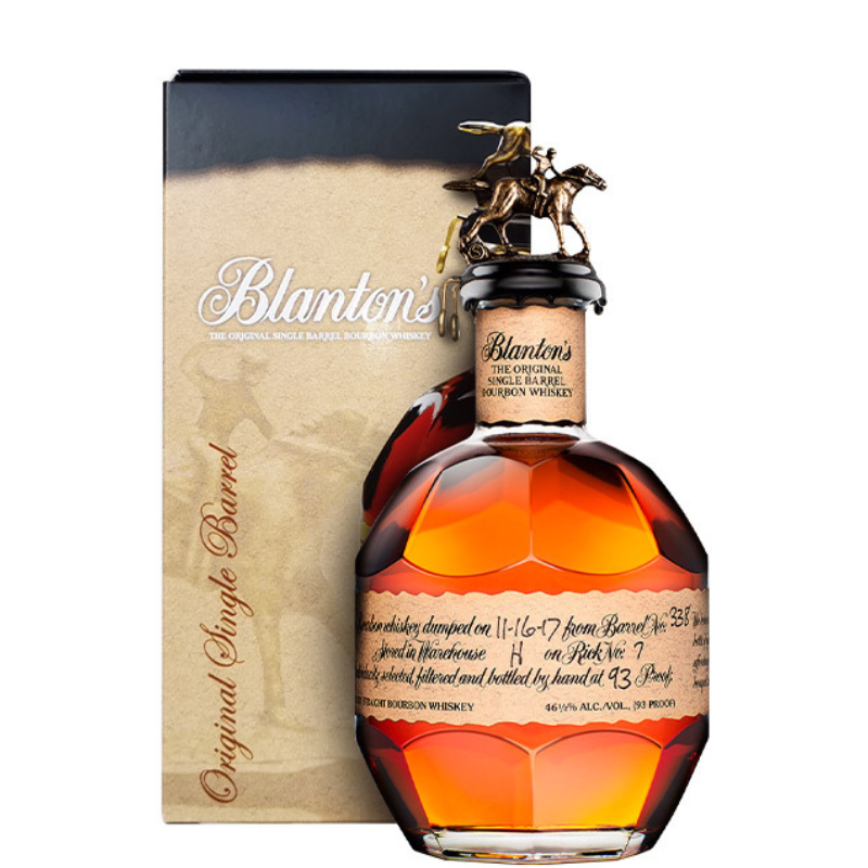 Botella de bourbon Blanton’s The Original Single Barrel