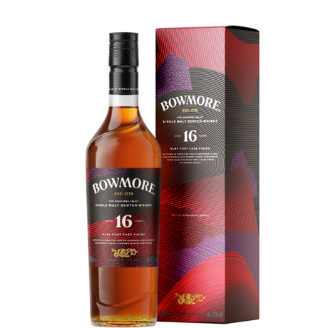Botella de Bowmore 16 Años con estuche