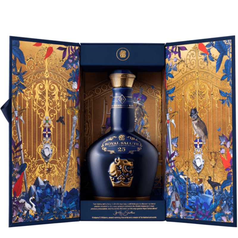 CHIVAS ROYAL SALUTE 25 Años The Treasured Blended
