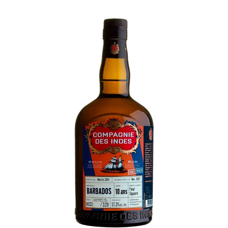 COMPAGNIE DES INDES CASK STRENGTH BARBADOS 10 Años FOURSQUARE