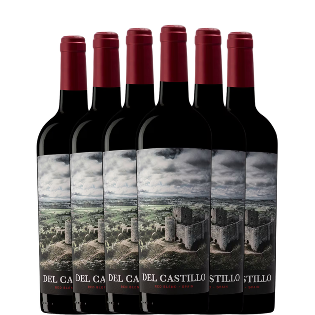 6 botlelas de Del Castillo Red Blend