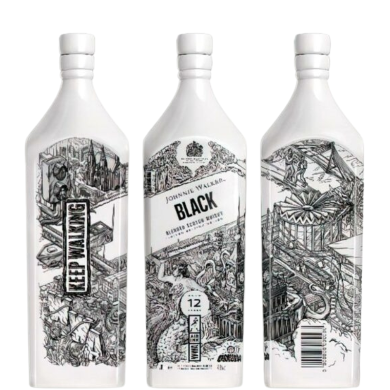 JOHNNIE WALKER BLACK LABEL WARSAW Air Ink Varsovia