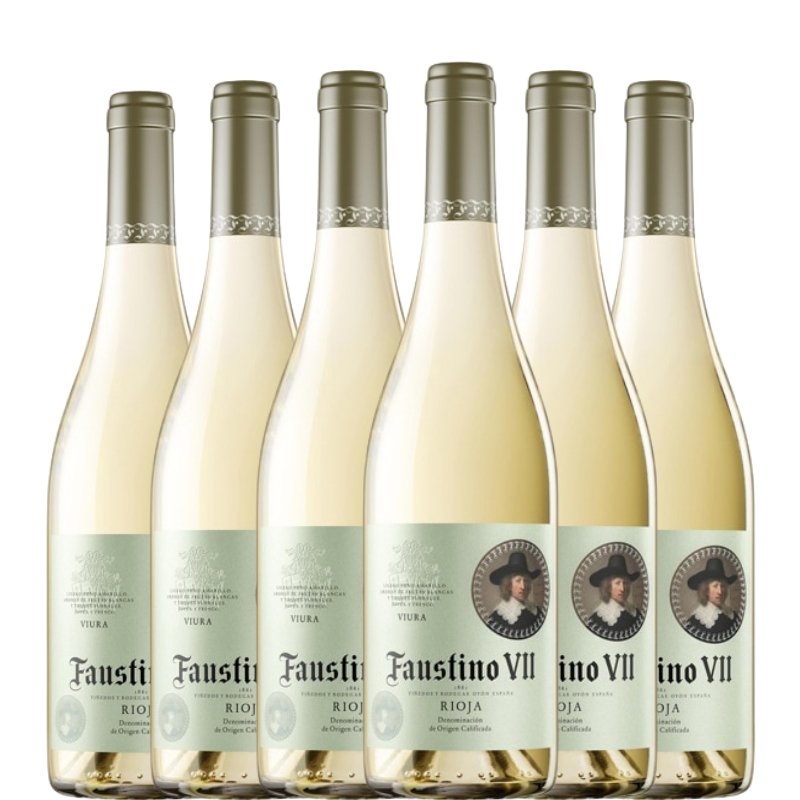 FAUSTINO VII Blanco Semidulce x6 botellas