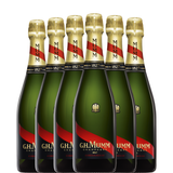 6 botellas de G.H. Mumm Cordon Rouge Brut
