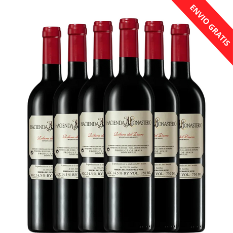 Seis botellas de HACIENDA MONASTERIO 2022