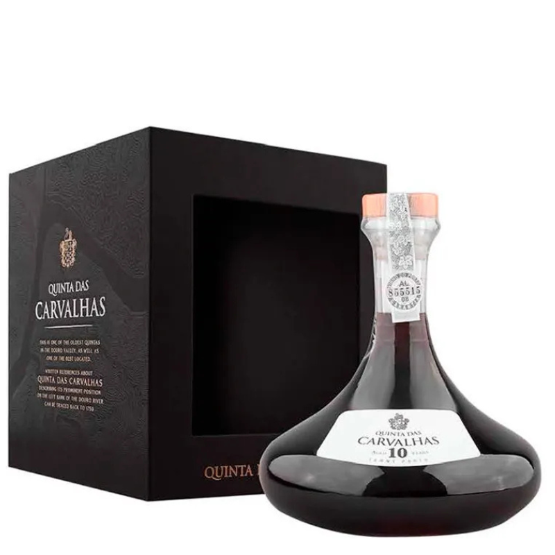 QUINTA DAS CARVALHAS 10 YEAR OLD TAWNY Decanter