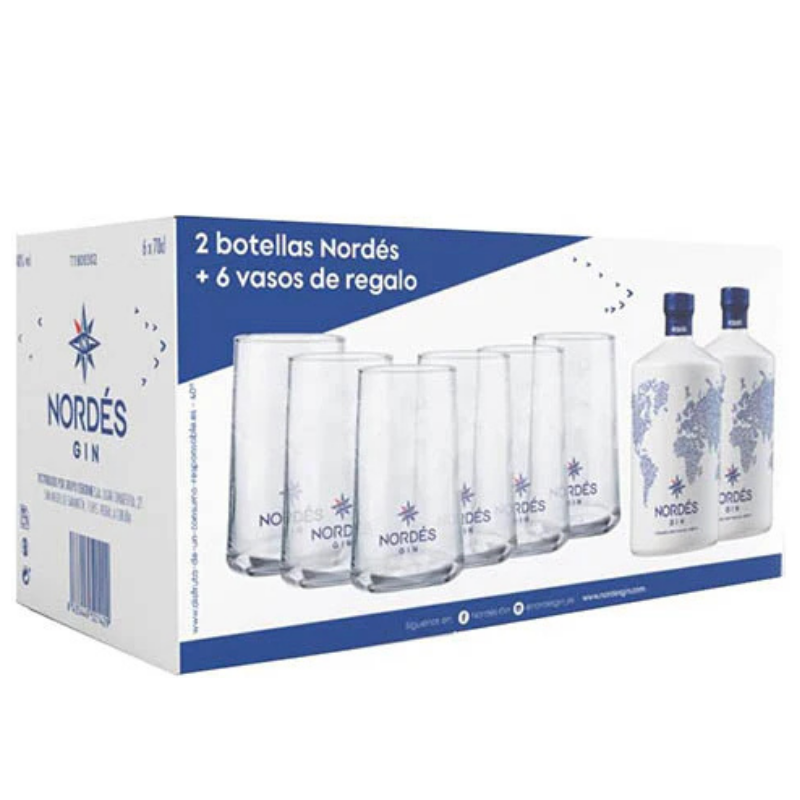 NORDES x2 + 6 vasos
