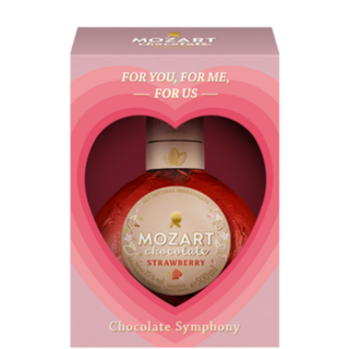 MOZART Chocolate Fresa + caja corazón