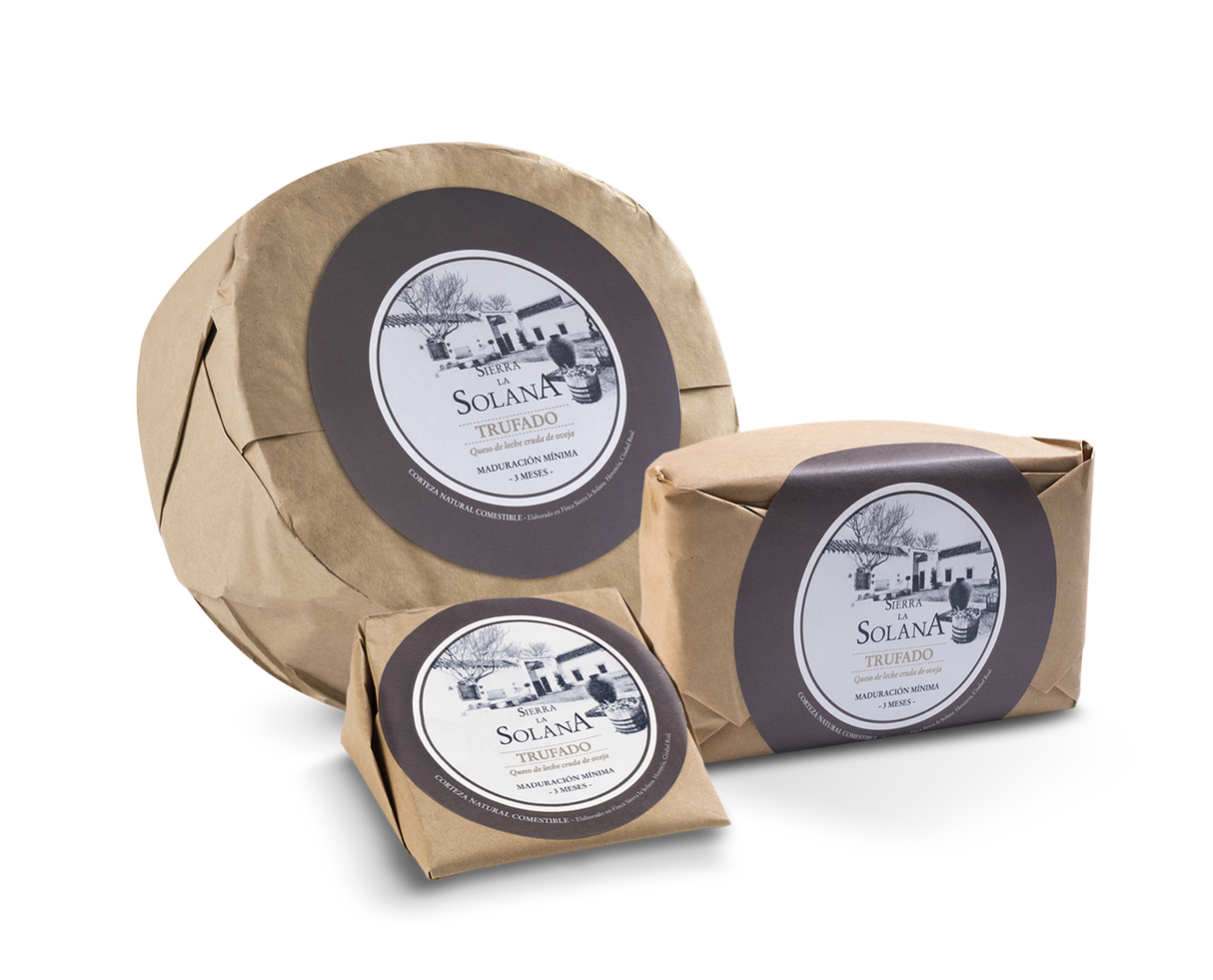 QUESO TRUFADO SIERRA DE LA SOLANA Maduracion minima 3 meses
