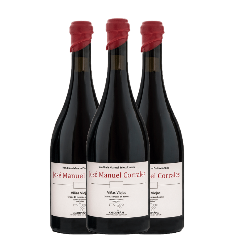 3 botellas de José Manuel Corrales 2023