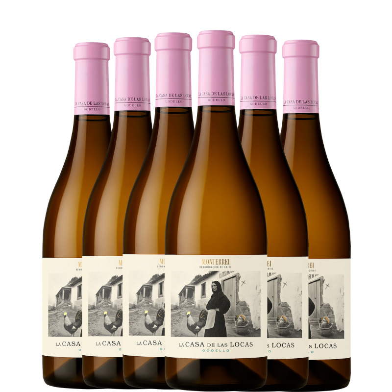 LA CASA DE LAS LOCAS Godello 2024 x6 botellas