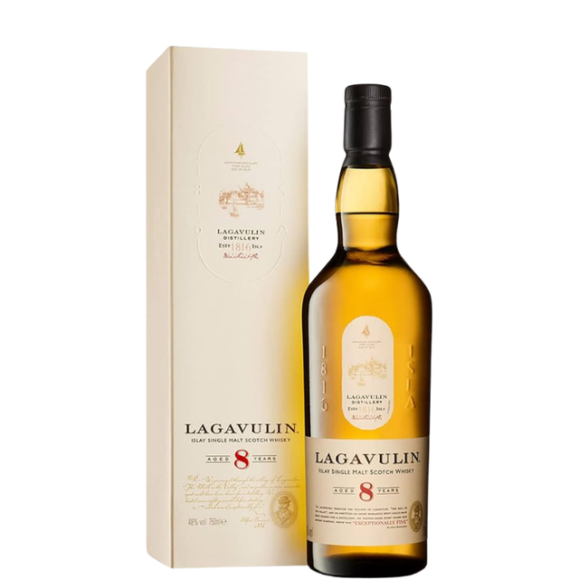 Botella de Lagavulin 8 años con estuche
