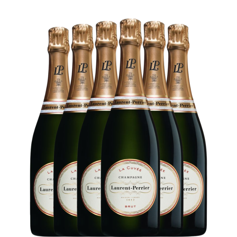 6 botellas de champagne Laurent Perrier Brut