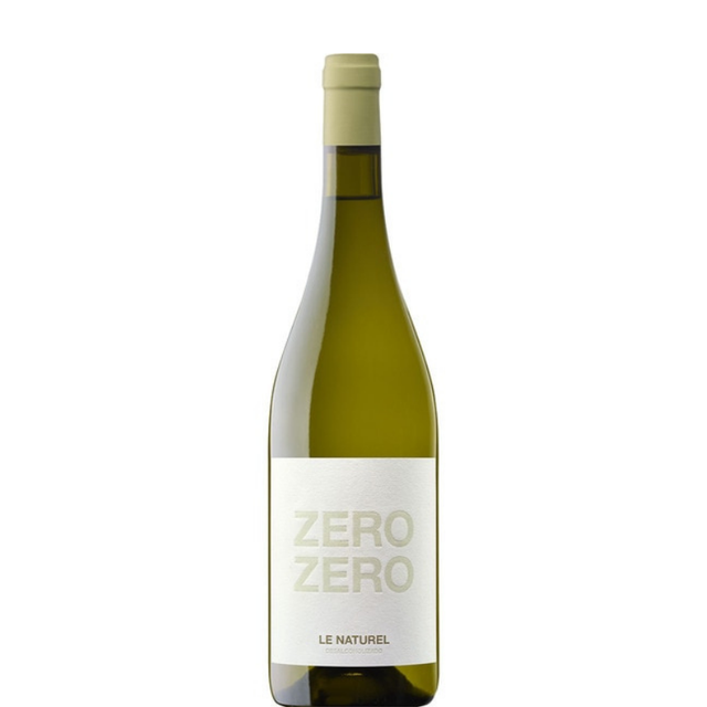 Botella de vino sin alchol blanco Le Naturel Zero Zero
