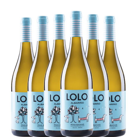 6 botellas de Lolo albariño 2024