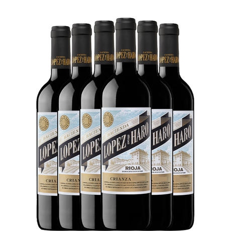 6 botellas de Lopez de Haro Crianza 2022
