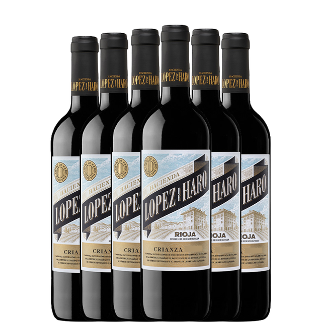 6 botellas de Lopez de Haro Crianza 2022