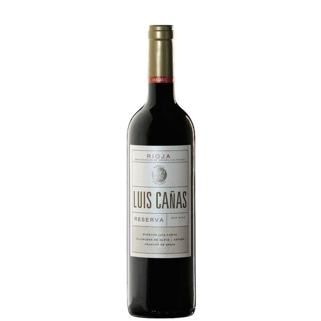 Botella de vino Luis Cañas Reserva