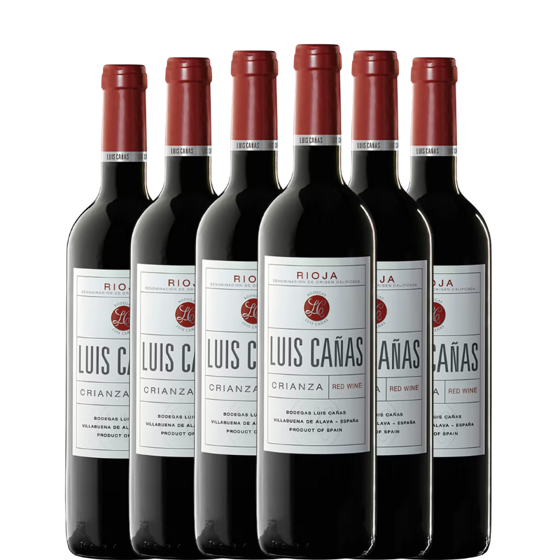 6 botellas de Luis Cañas Crianza 2022