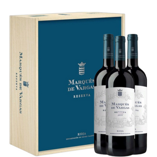 MARQUES DE VARGAS Reserva 2020 x3 en estuche de madera