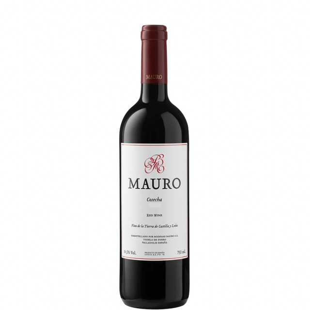 Botella de vino Mauro 2023