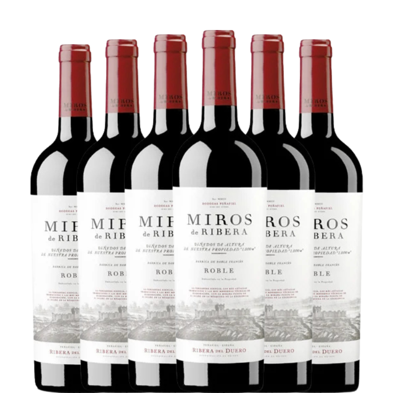 MIROS DE RIBERA Roble 2022 x6 botellas