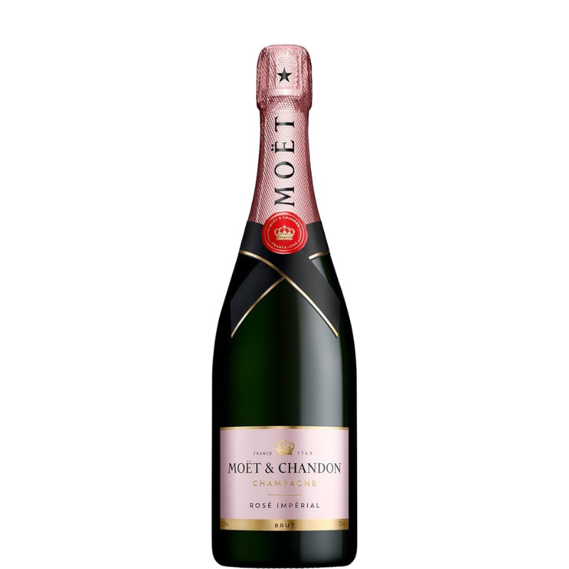 Botella de Moët & Chandon Rosé Impérial