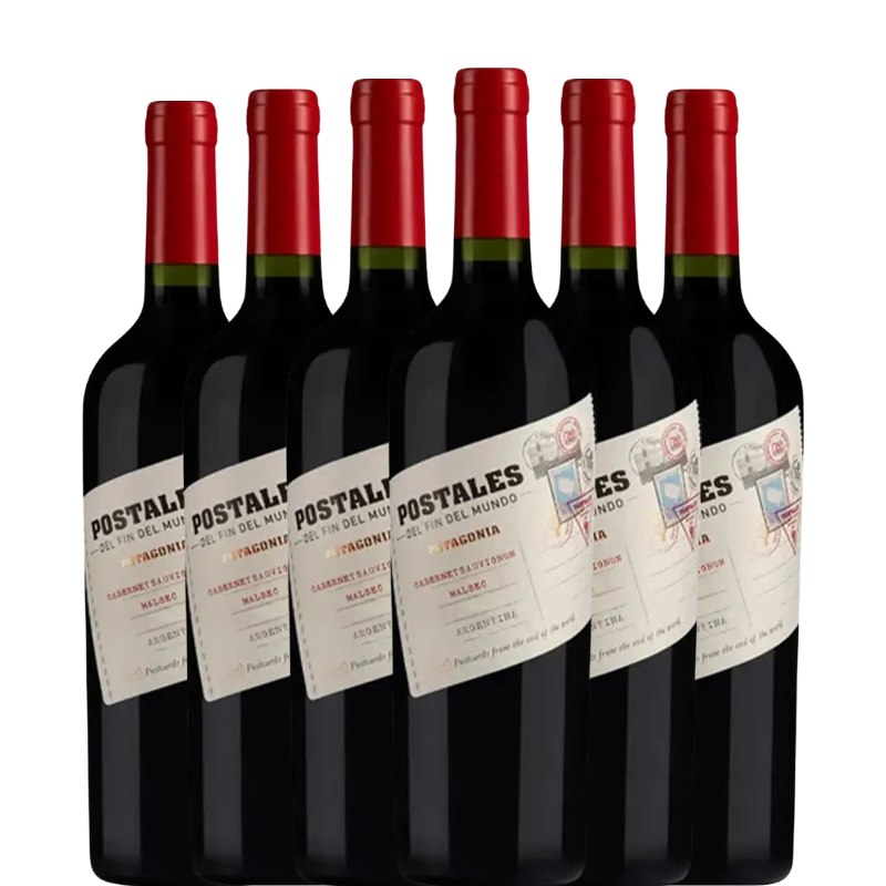 POSTALES del Fin del Mundo Malbec 2024 x6 botellas