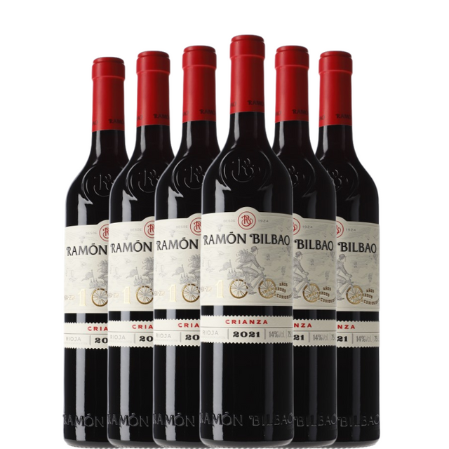 6 botellas de Ramón Bilbao Crianza 2022